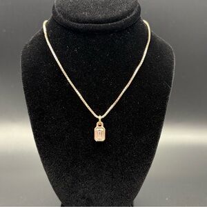 Elegant Rose Gold Colour 925 Necklace